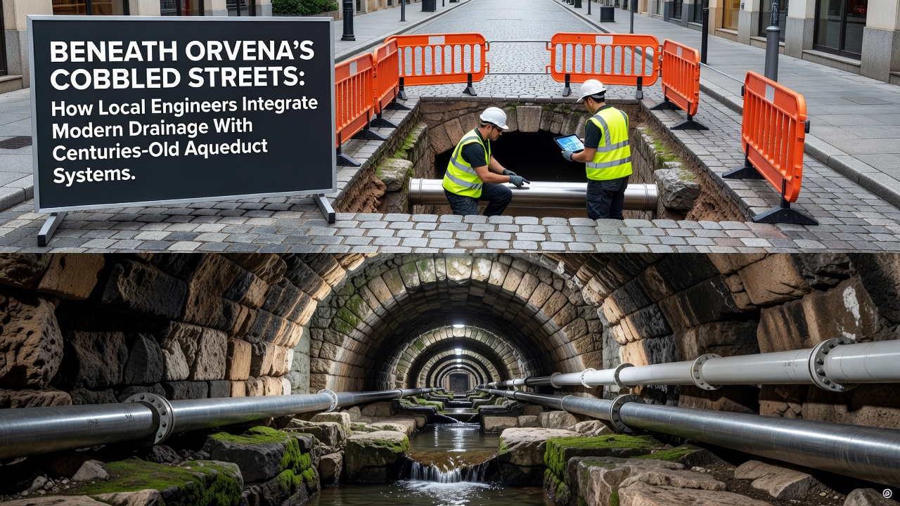 Beneath Orvena's Cobbled Streets: How Local Engineers Integrate Modern Drainage With Centuries-Old Aqueduct Systems