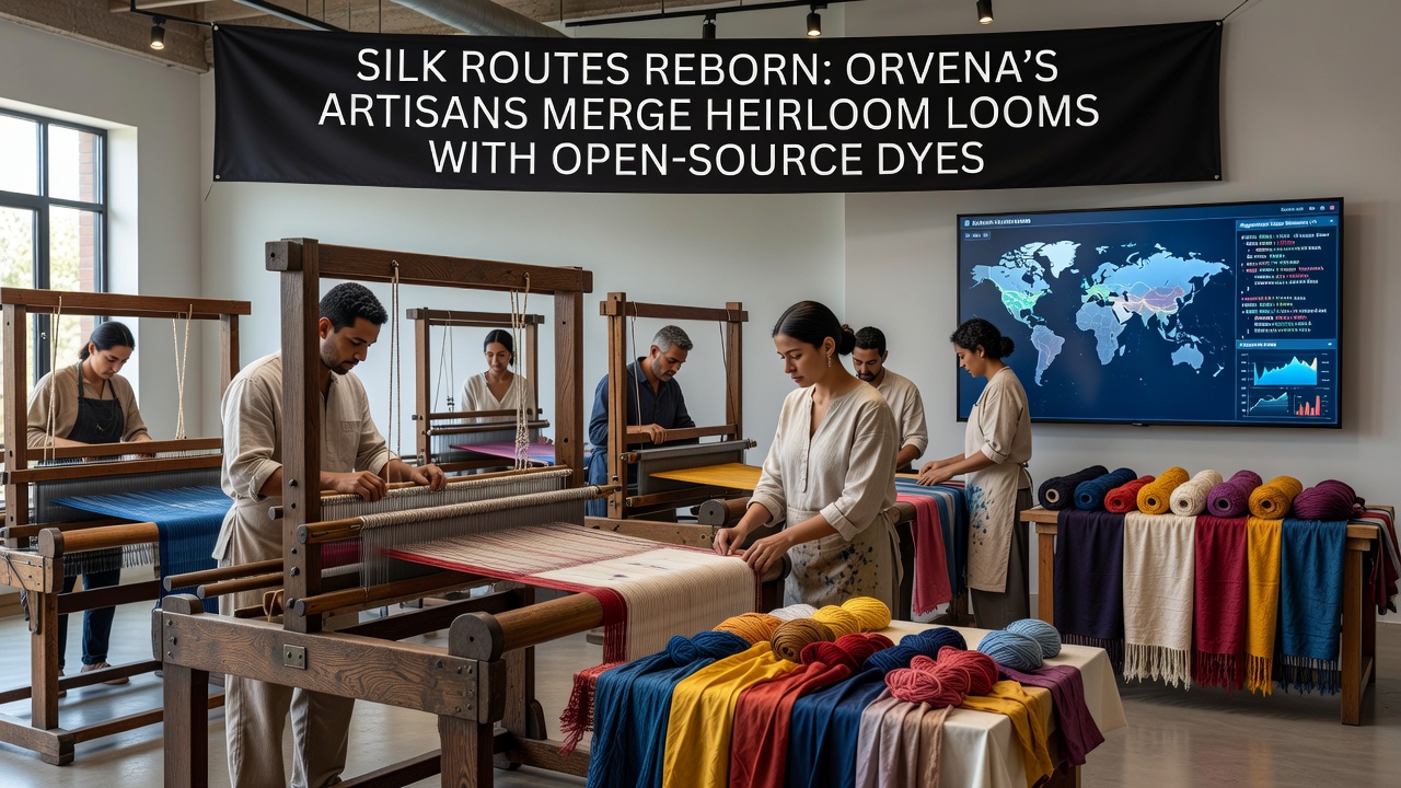 Silk Routes Reborn: Orvena's Artisans Merge Heirloom Looms with Open-Source Dyes